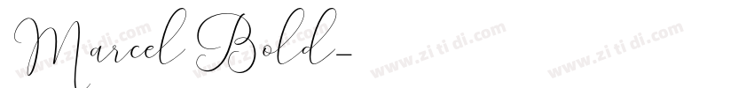 Marcel Bold字体转换